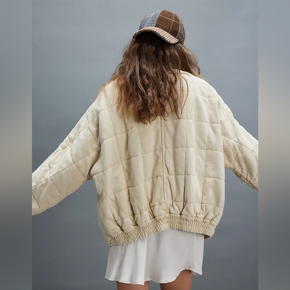 Free People Dolman Quilted Knit Jacket - Picture 4 of 11